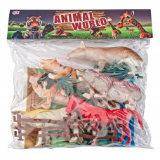 HB335-8 Н-р жив-ных в пак. Animal world / 192 шт.