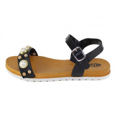 Сандалии женские  KD008BK (6 пар 36-41 р-р)