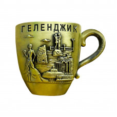 JM-40 магнит Геленджик полукружка бронзовый JM-40 магнит Геленджик полукружка бронзовый