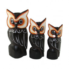 OWL305 Набор 3 сов 15,18,20 см OWL305 Набор 3 сов 15,18,20 см